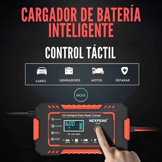 Cargador Inteligente Reparador Baterías 12v Moto Carros